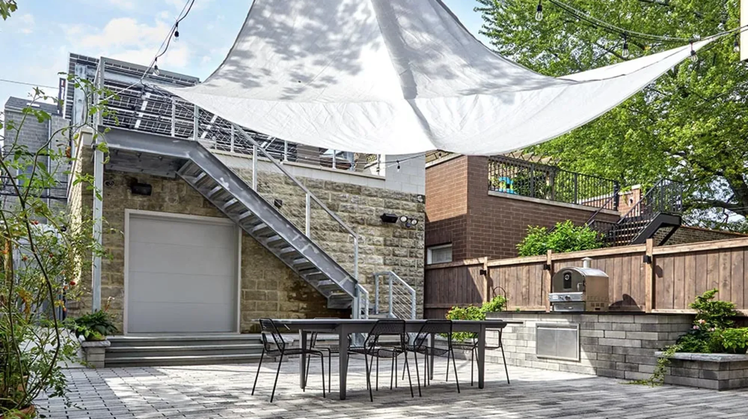 Rear Yard + Garage Deck Rehab - After