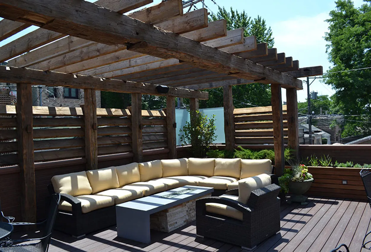 Reclaimed Timber Pergola