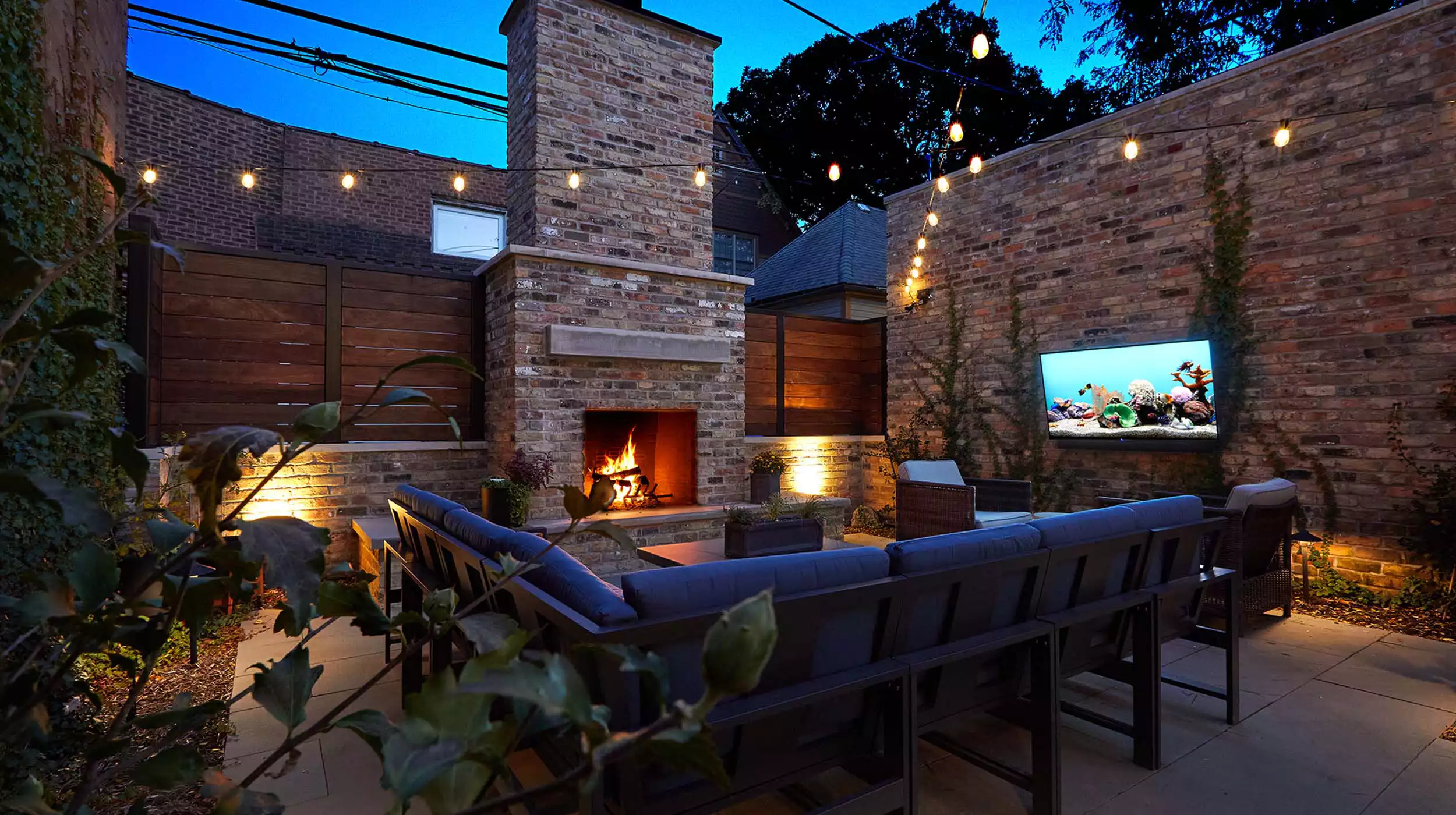 Outdoor Fireplace - Gallery image 6