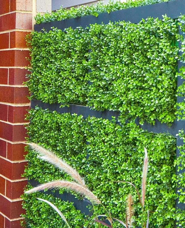 Faux Greenery Panels