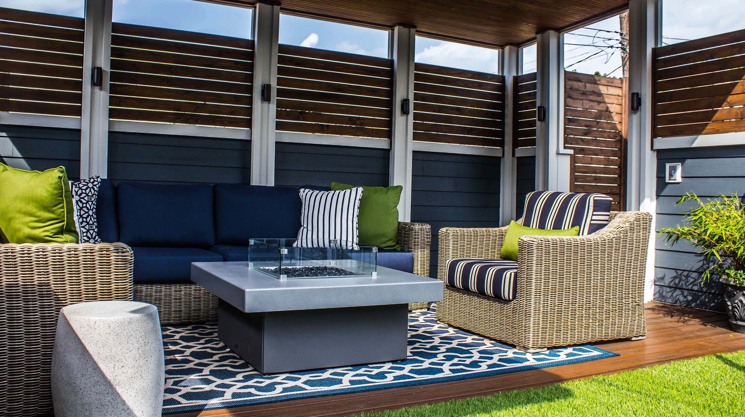 Clean and Simple Garage Roof Deck - After