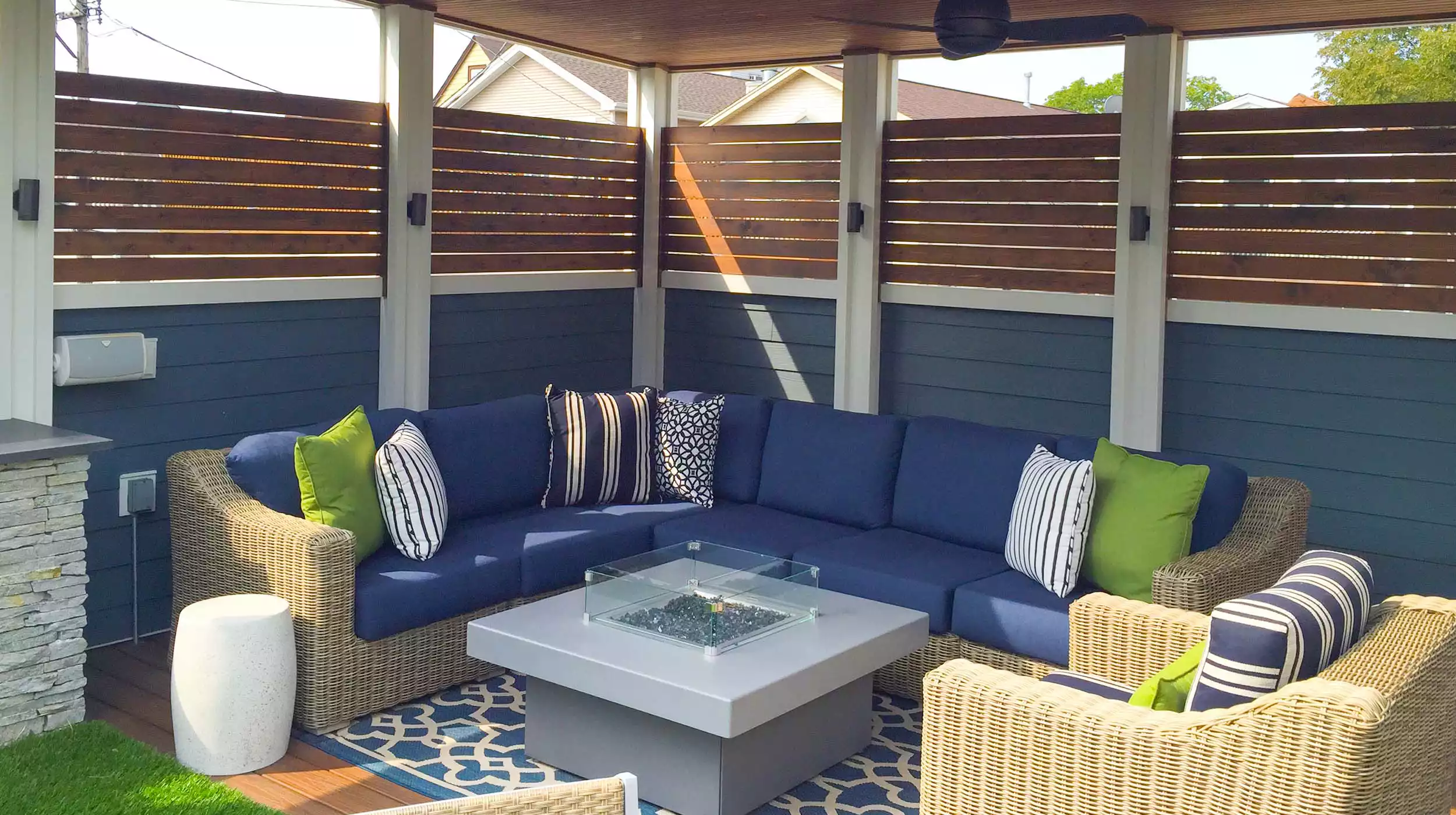 Clean and Simple Garage Roof Deck - Gallery image 1