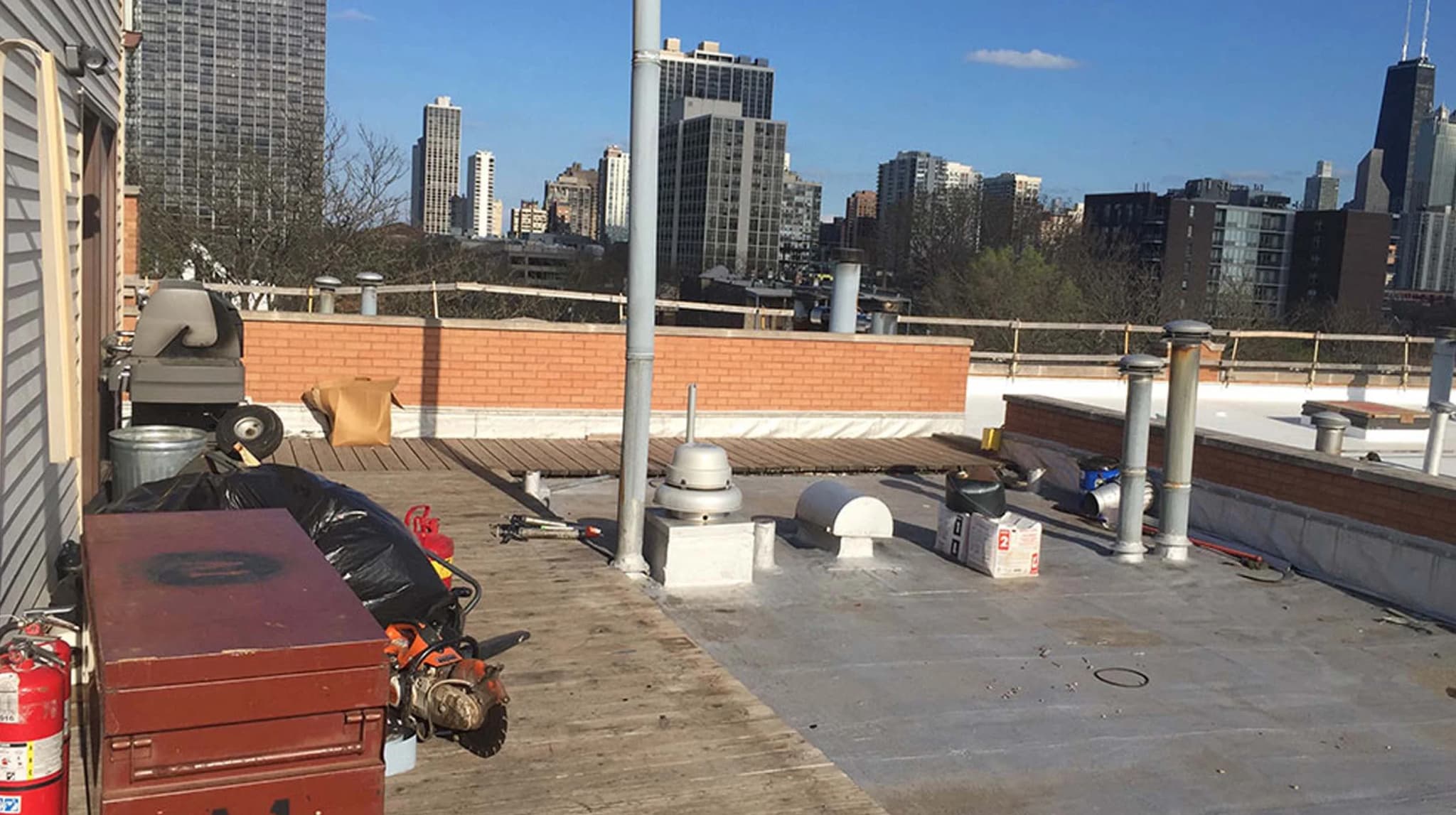 Wood Grain Warmth - Before