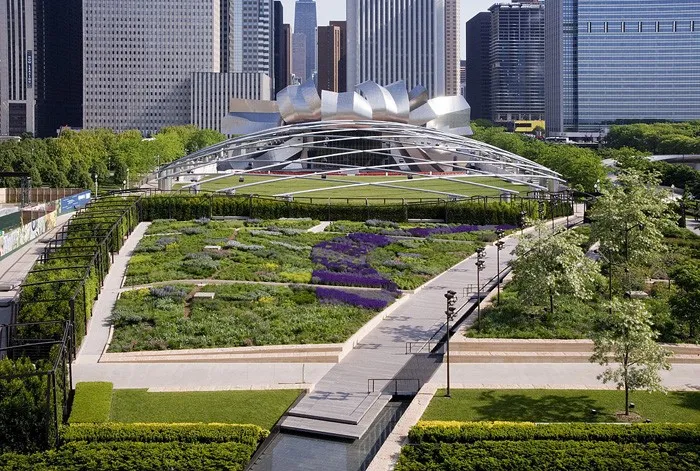Lurie Garden at Millennium Park