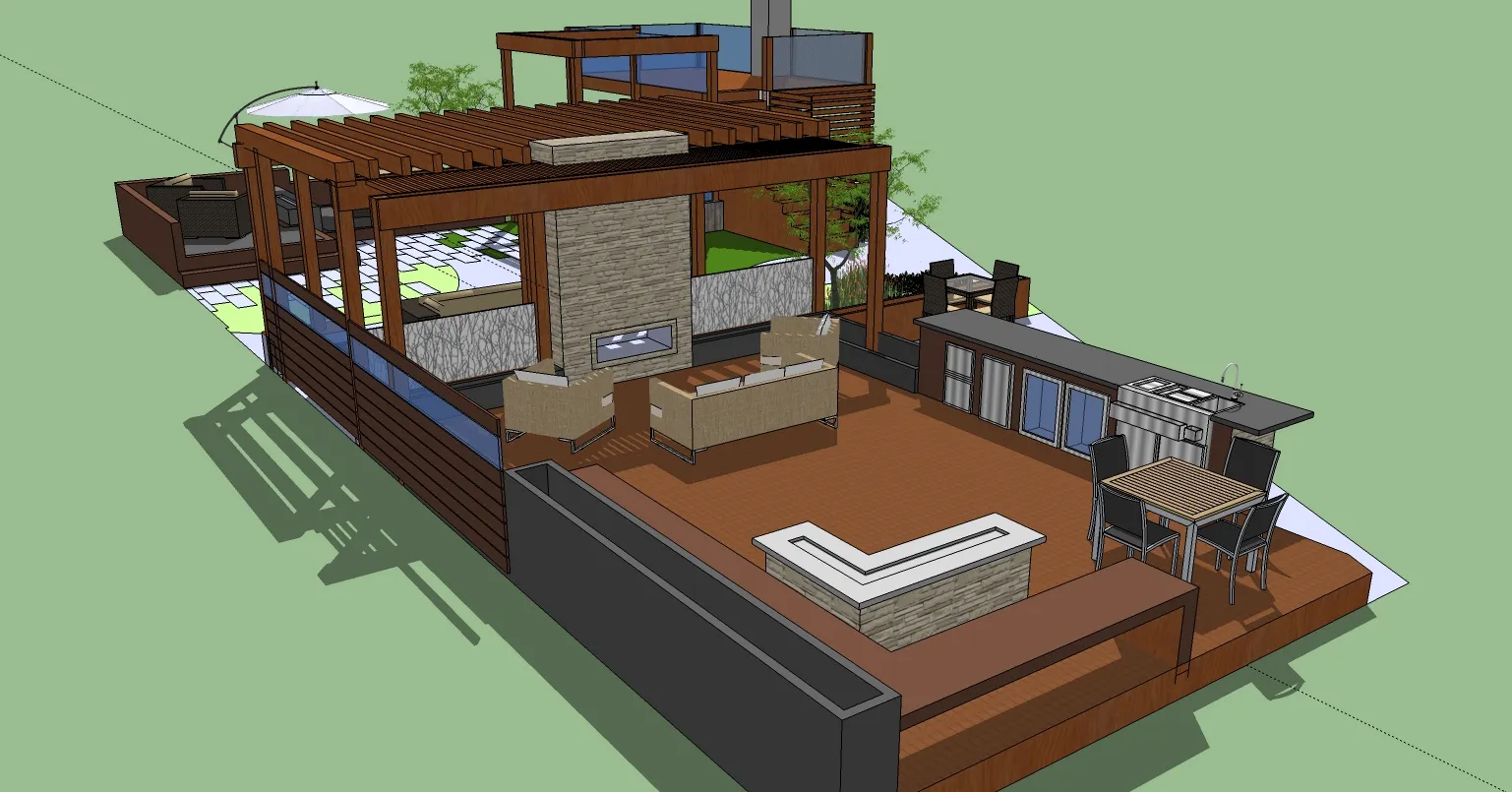 Chicago Flower Show Garden Design Rendering