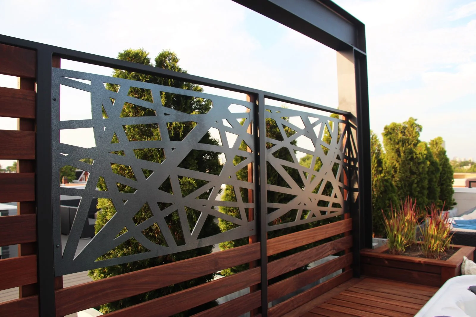 Ukrainian Village roof deck overview